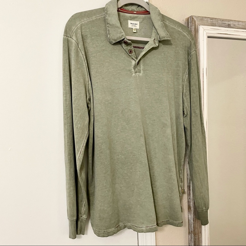 True Grit Los Angeles Long Sleeve Pullover Shirt